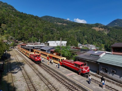 林鐵最大中繼站奮起湖車站(林鐵及文資處 吳明翰拍攝)